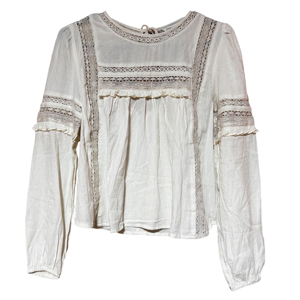 American Eagle Lace Peasant Blouse XS‎ – New with Tag NWT